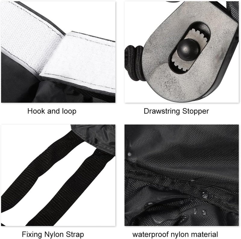 ZERONE Adjustable Nylon Kayak Spray Skirt,Kayak Cockpit Cover Kayak Spray Skirt Waterproof Cover Water Sports Accessory - Image 5